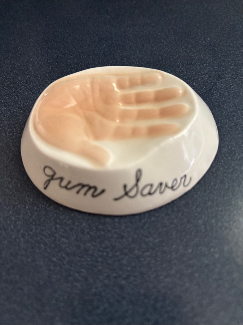 Ceramic 'Gum Saver' Dish with Hand Detail - Grand Canyon Souvenir